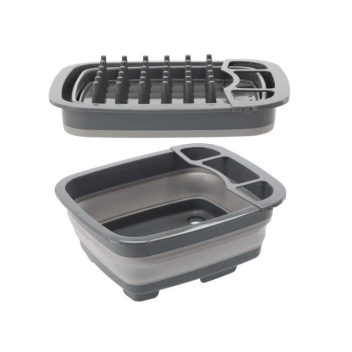 ÉGOUTTOIR À VAISSELLE PLIABLE 37*31,5*14,5CM