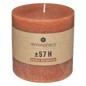 BOUGIE RUSTIQUE ORANGE AMBRE Ø10CM ATMOSPHERA BOUGIE RUSTIQUE ORANGE AMBRE Ø10CM ATMOSPHERA