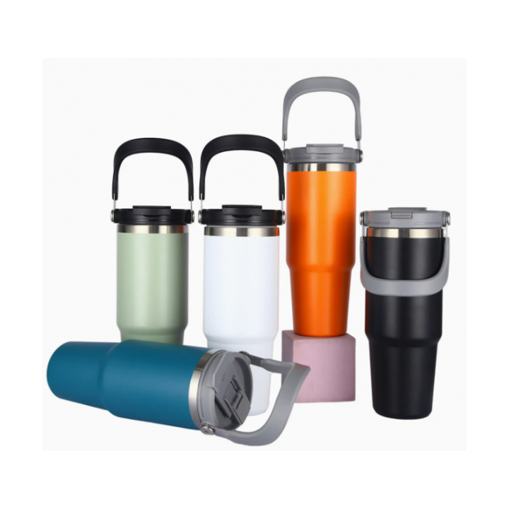 TASSE THERMOS AVEC PAILLE 600ML VACUUM CUP