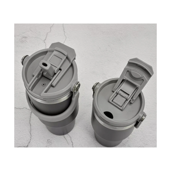 TASSE THERMOS AVEC PAILLE 600ML VACUUM CUP