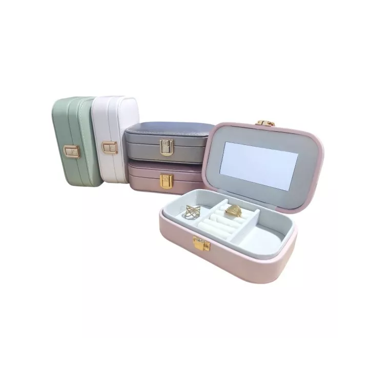 BOÎTE À BIJOUX 15*10*4.5CM COULEURS