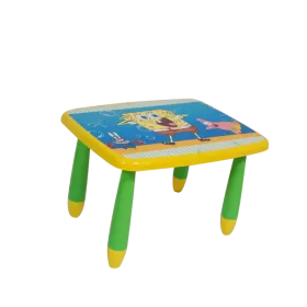 TABLE RECTANGULAIRE SPONGE BOB JAUNE SOTUFAB PLAST