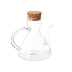 HUILIER EN BOROSILICATE AVEC COUVERCLE EN LIÈGE 250ML VIVALTO