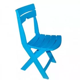 CHAISE PLIANTE BLEU RUSPINA SOTUFAB PLAST