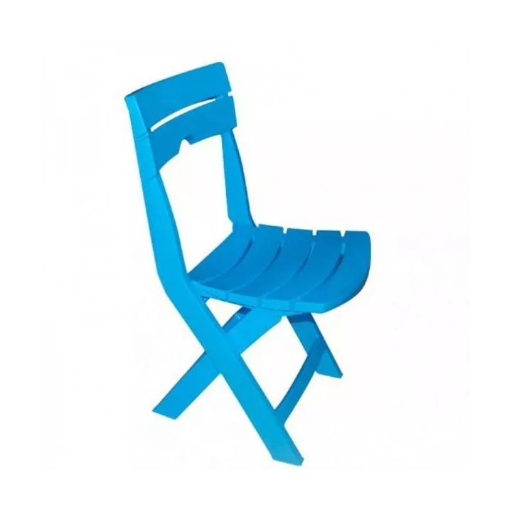 CHAISE PLIANTE BLEU RUSPINA SOTUFAB PLAST