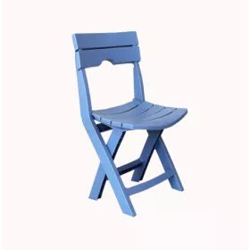CHAISE PLIANTE BLEU GRIS RUSPINA SOTUFAB PLAST