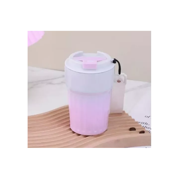 MUG ISOTHERME AVEC COUVERCLE 400ML COULEURS