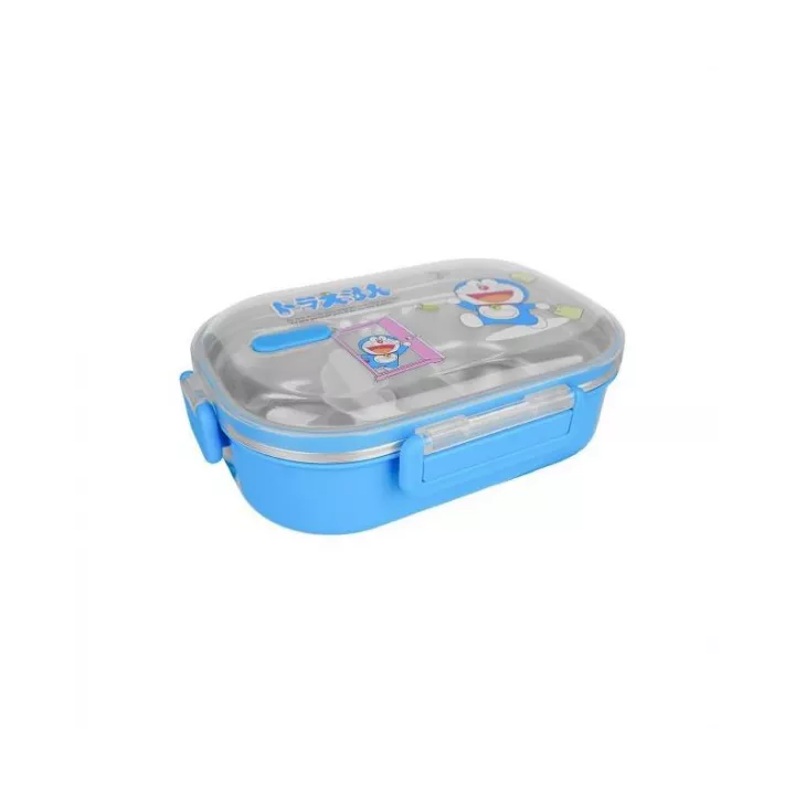 BOÎTE À REPAS EN ACIER INOXYDABLE À 2 COMPARTIMENTS MOTIF