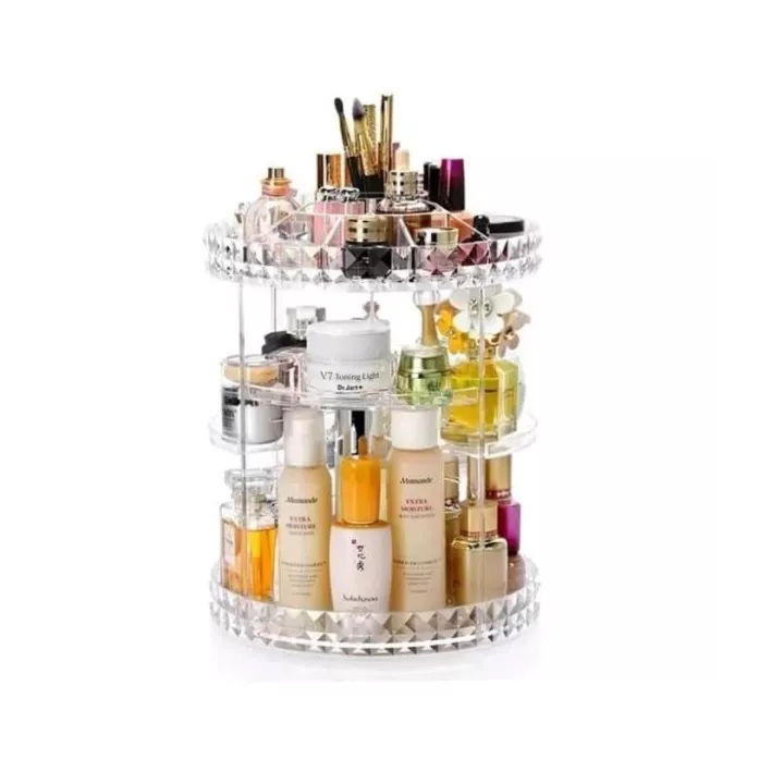 ORGANISATEUR MULTI-USAGE ROTATIF TRANSPARENT