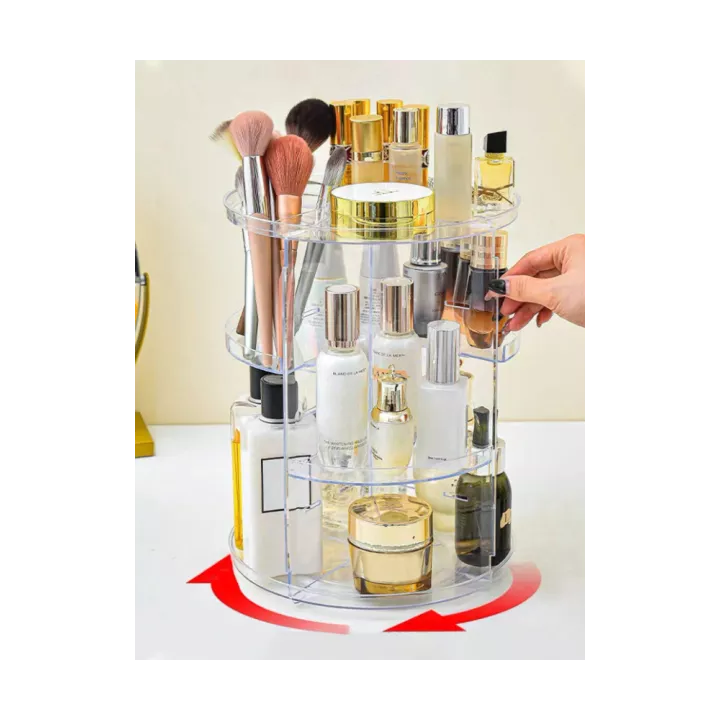 ORGANISATEUR MULTI-USAGE ROTATIF TRANSPARENT