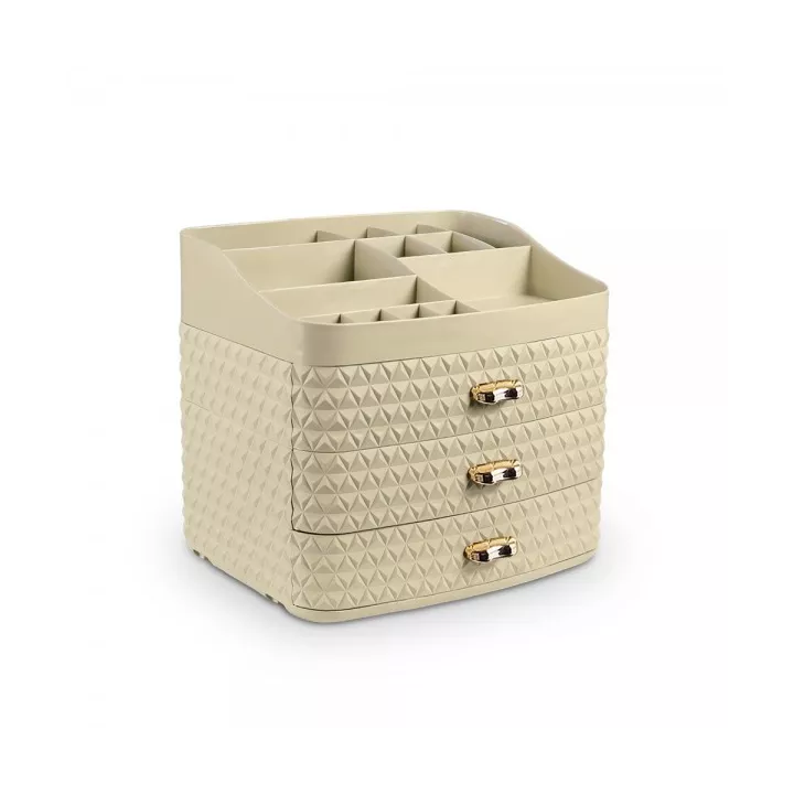 ORGANISATEUR COSMÉTIQUE LADY DIAMANT 3 TIROIRS SOTUFAB PLAST