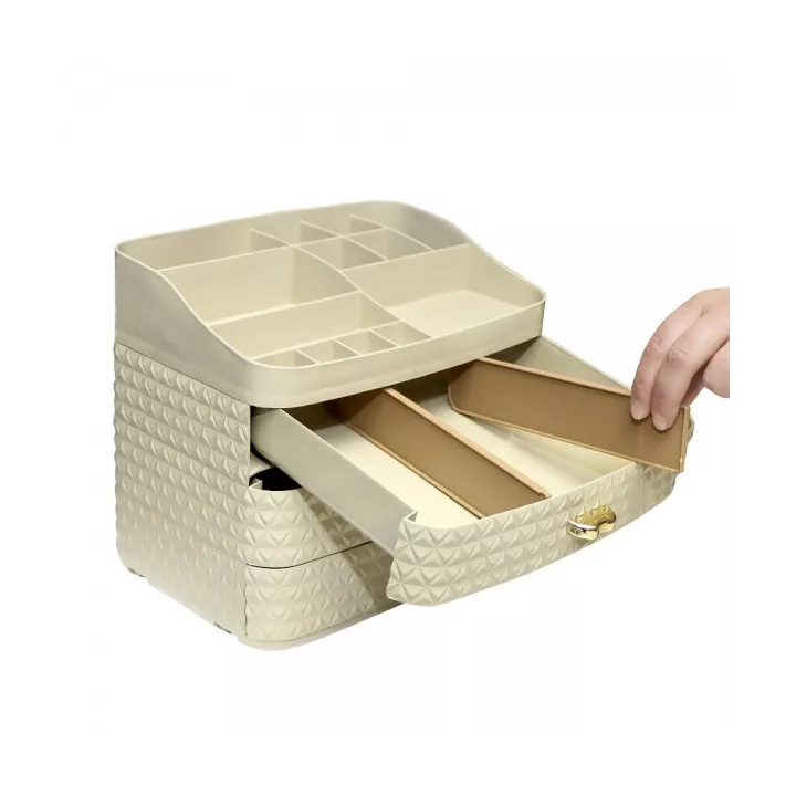 ORGANISATEUR COSMÉTIQUE LADY DIAMANT 3 TIROIRS SOTUFAB PLAST