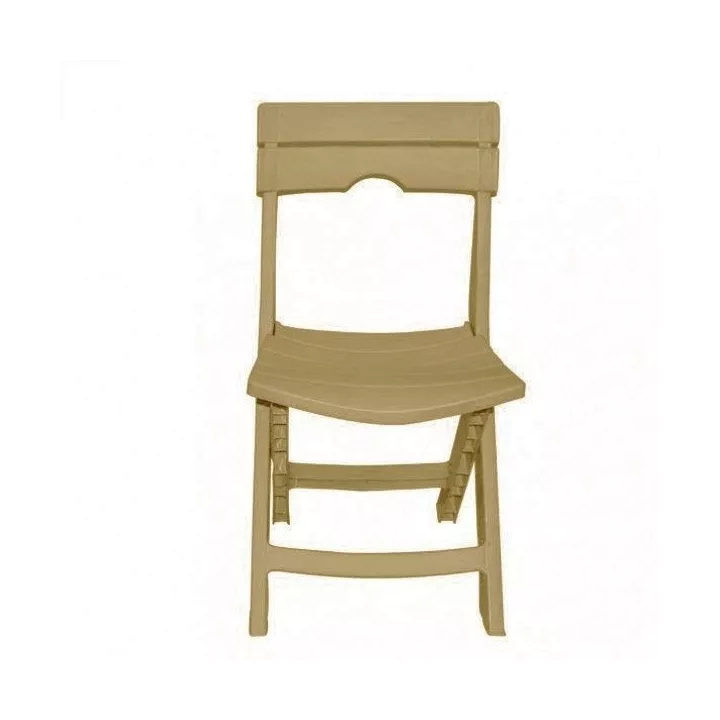 CHAISE PLIANTE BRUN RUSPINA SOTUFAB PLAST