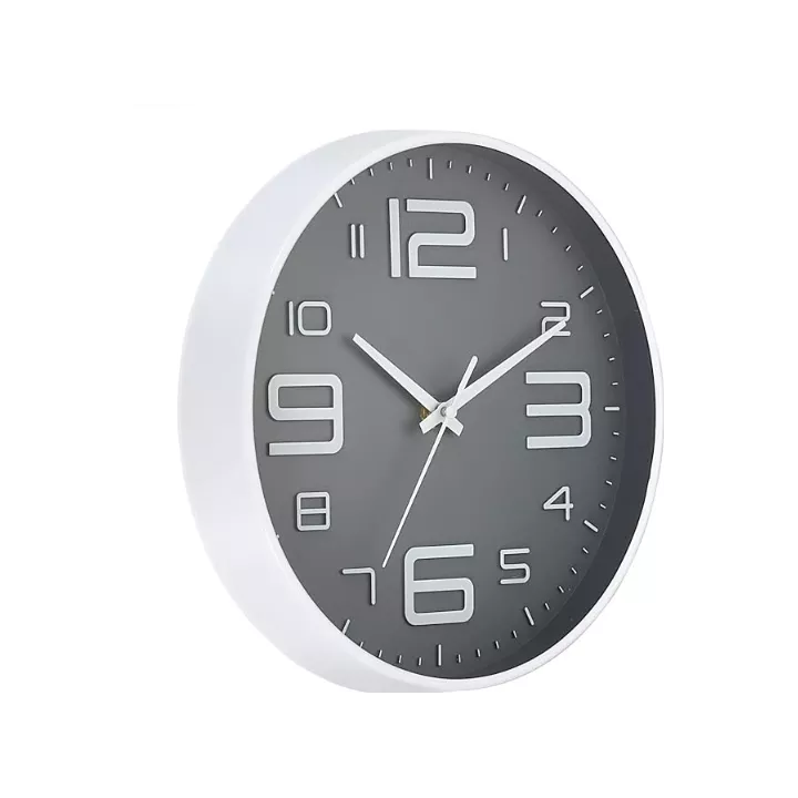 HORLOGE MURALE RONDE EN PLASTIQUE Ø30CM COULEURS HORLOGE MURALE RONDE EN PLASTIQUE Ø30CM COULEURS