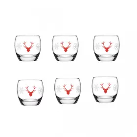 LOT DE 6 VERRES DEAR DEER 340ML PASABAHCE LOT DE 6 VERRES DEAR DEER 340ML PASABAHCE