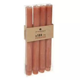 LOT DE 4 BOUGIES BÂTONS ORANGE AMBRE H 24,7 CM ATMOSPHERA LOT DE 4 BOUGIES BÂTONS ORANGE AMBRE H 24,7 CM ATMOSPHERA