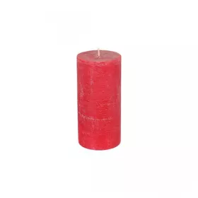 BOUGIE RUSTIQUE ROUGE Ø 6.8CM HAUTEUR 14CM ATMOSPHERA BOUGIE RUSTIQUE ROUGE Ø 6.8CM HAUTEUR 14CM ATMOSPHERA
