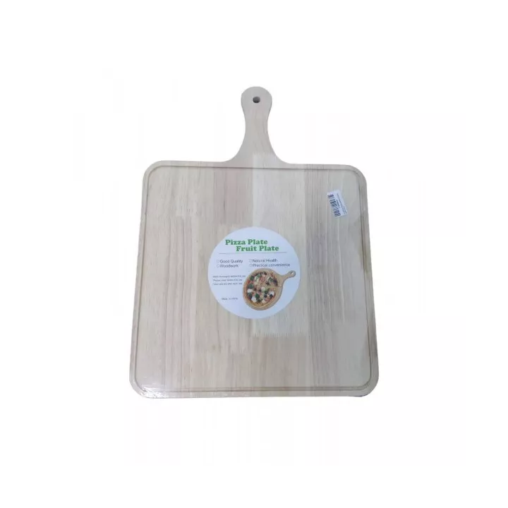 PLANCHE À PIZZA CARRÉE 34*34CM EN BOIS