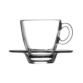 ENSEMBLE DE 6 TASSES À CAFE AVEC 6 SOUCOUPES PASABAHCE