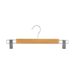 LOT DE 3 CINTRES À PINCES EN MÉTAL/BOIS 5FIVE