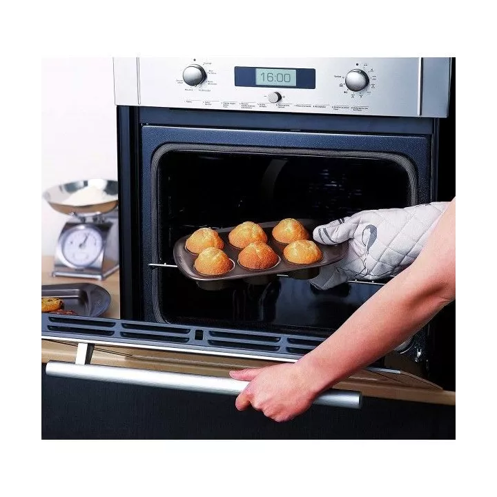 MOULE À 6 MUFFIN EN MÉTAL ANTI-ADHÉSIF Ø 6.5CM PYREX