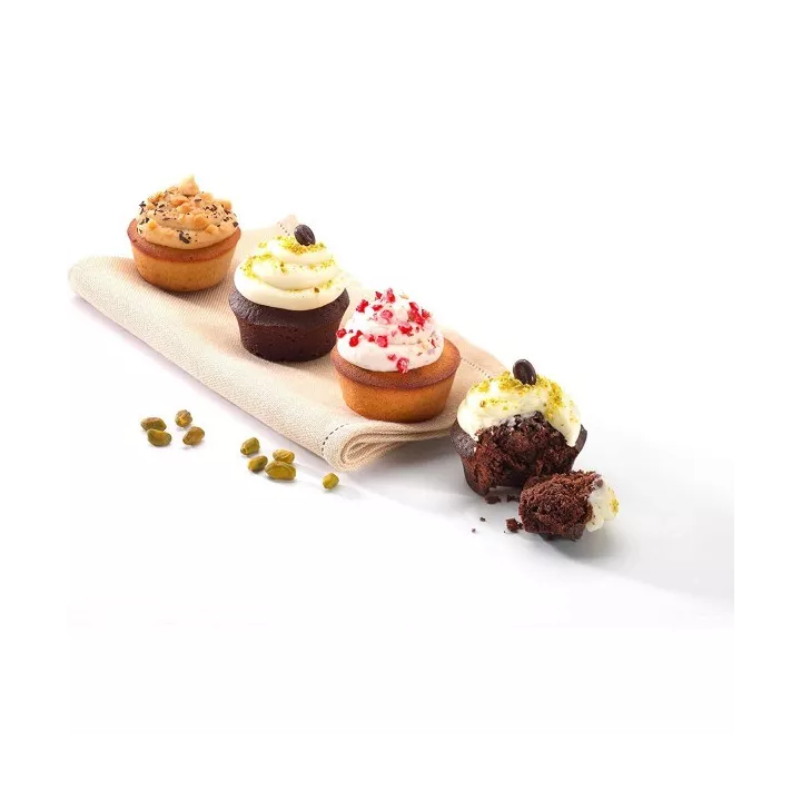 MOULE À 6 MUFFIN EN MÉTAL ANTI-ADHÉSIF Ø 6.5CM PYREX