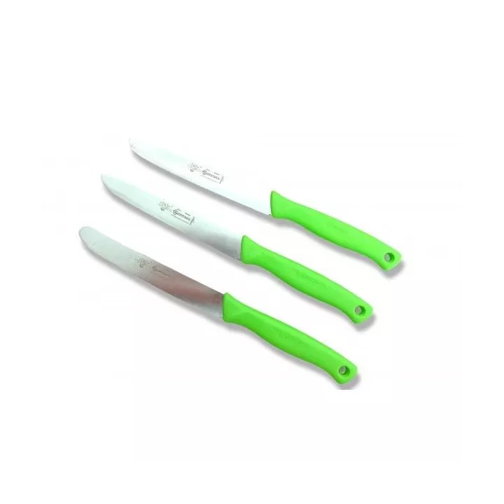 LOT DE 3 PETITS COUTEAUX À PAIN 22CM SEKKINOX