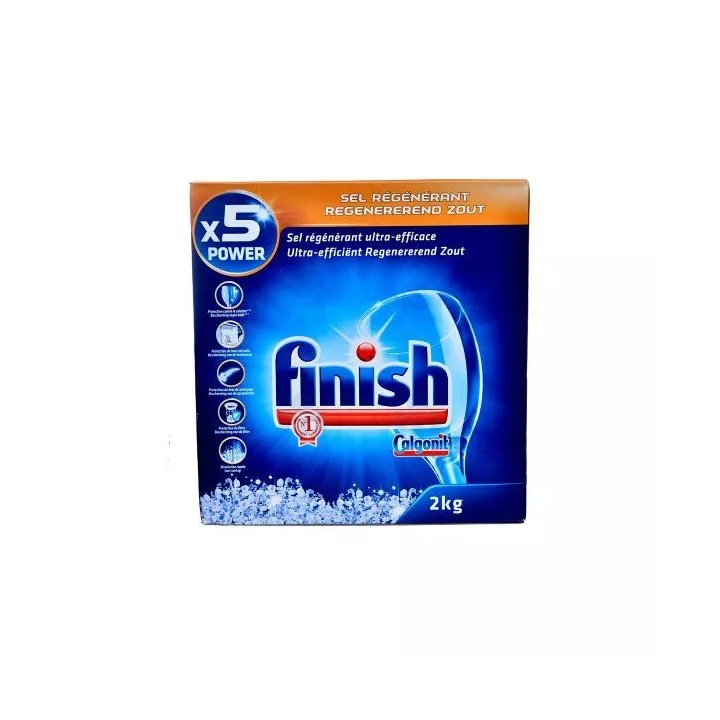 SEL RÉGÉNÉRANT ULTRA-EFFICACE POUR LAVE-VAISSELLE 2KG FINISH