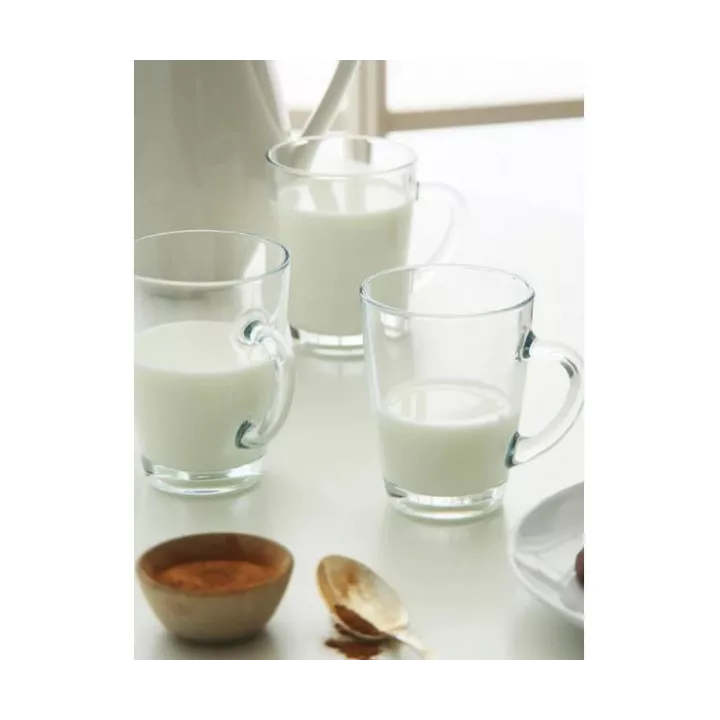 ENSEMBLE DE 6 TASSES À CAFÉ EN VERRE VEGA AVEC POIGNÉE LAV ENSEMBLE DE 6 TASSES À CAFÉ EN VERRE VEGA AVEC POIGNÉE LAV
