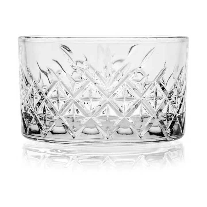 LOT DE 4 BOLS TIMELESS EN VERRE Ø9CM PASABAHCE LOT DE 4 BOLS TIMELESS EN VERRE Ø9CM PASABAHCE