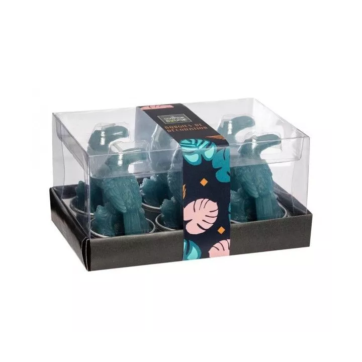 LOT DE 6 BOUGIES TOUCAN ATMOSPHERA