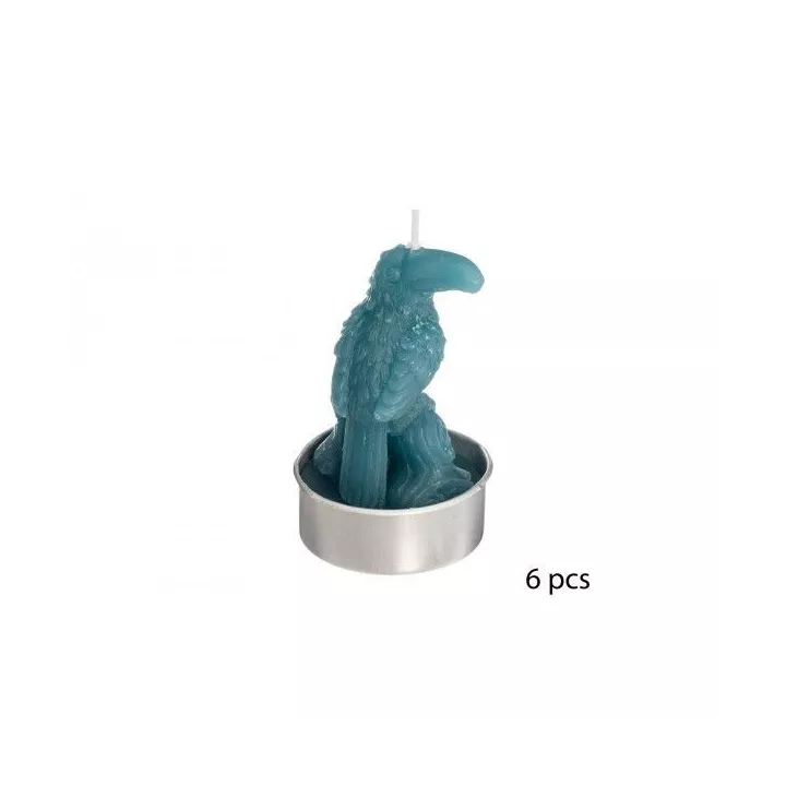 LOT DE 6 BOUGIES TOUCAN ATMOSPHERA