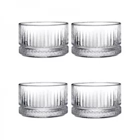 LOT DE 4 BOLS ELYSIA EN VERRE Ø9CM PASABAHCE