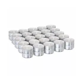 LOT DE 50 BOUGIES CHAUFFE PLAT BLANC