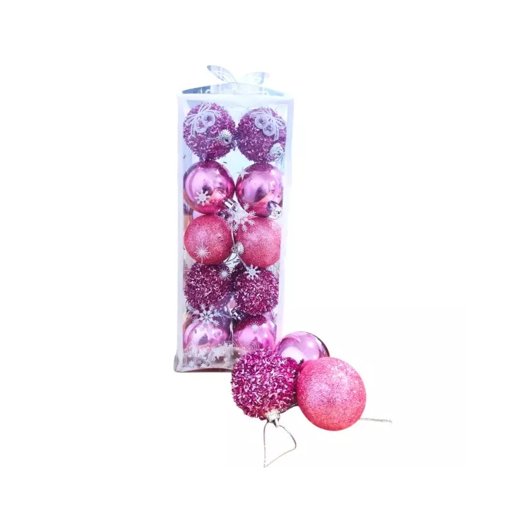 LOT DE 20 BOULES DE NOËL Ø4CM COULEURS LOT DE 20 BOULES DE NOËL Ø4CM COULEURS
