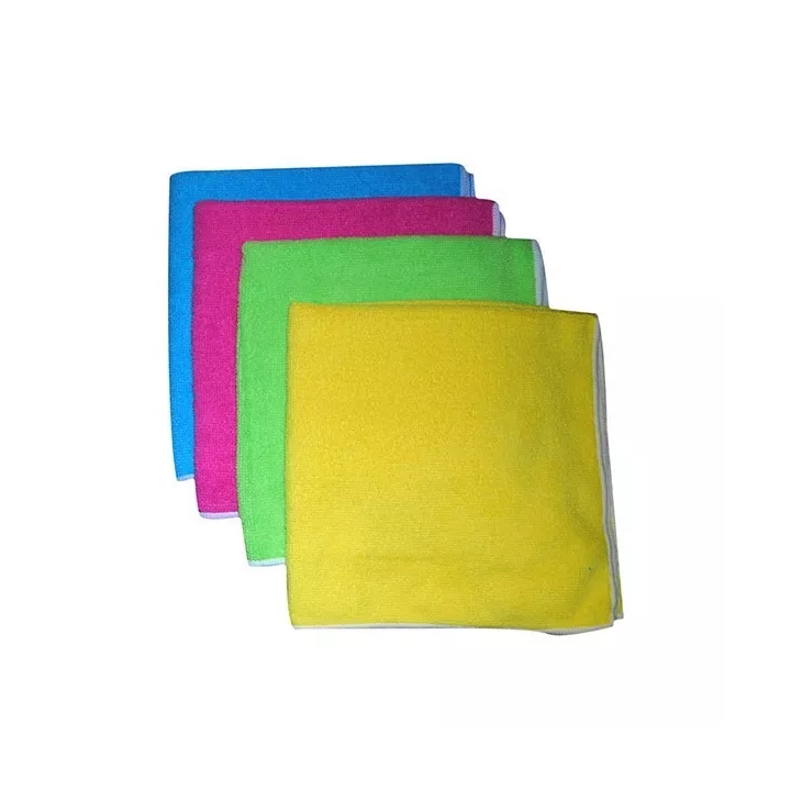 LOT DE 4 LAVETTES EN MICROFIBRE MULTI-USAGE PONGAL LOT DE 4 LAVETTES EN MICROFIBRE MULTI-USAGE PONGAL