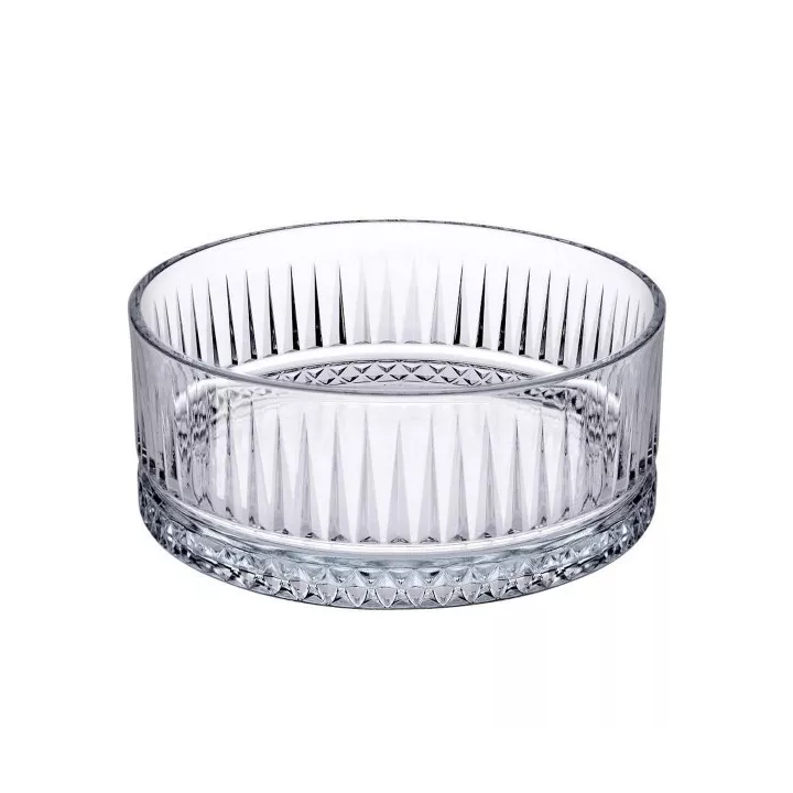 LOT DE 2 BOLS ELYSIA EN VERRE Ø13CM PASABAHCE