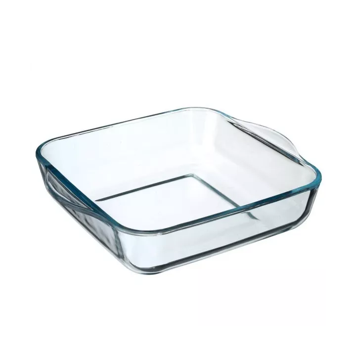 MOULE EN VERRE CARRÉE 25.6*22CM BORCAM