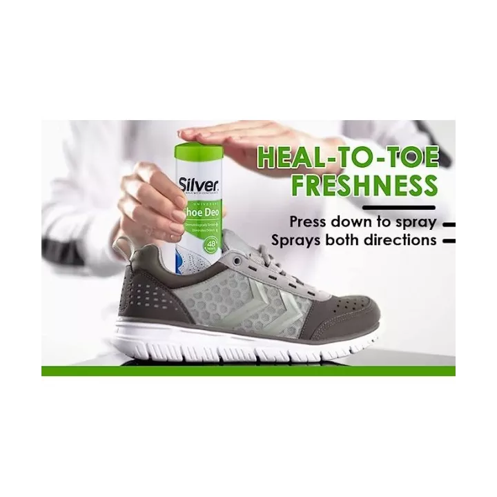 DÉODORANT CHAUSSURE 100ML SILVER