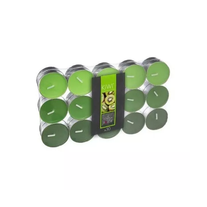 LOT DE 30 BOUGIES PARFUMÉES KIWI ATMOSPHERA