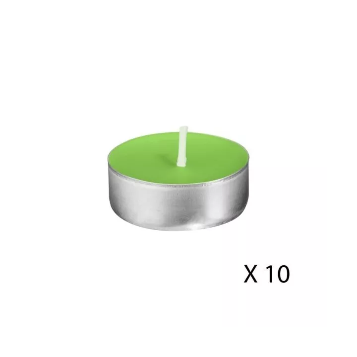 LOT DE 30 BOUGIES PARFUMÉES KIWI ATMOSPHERA