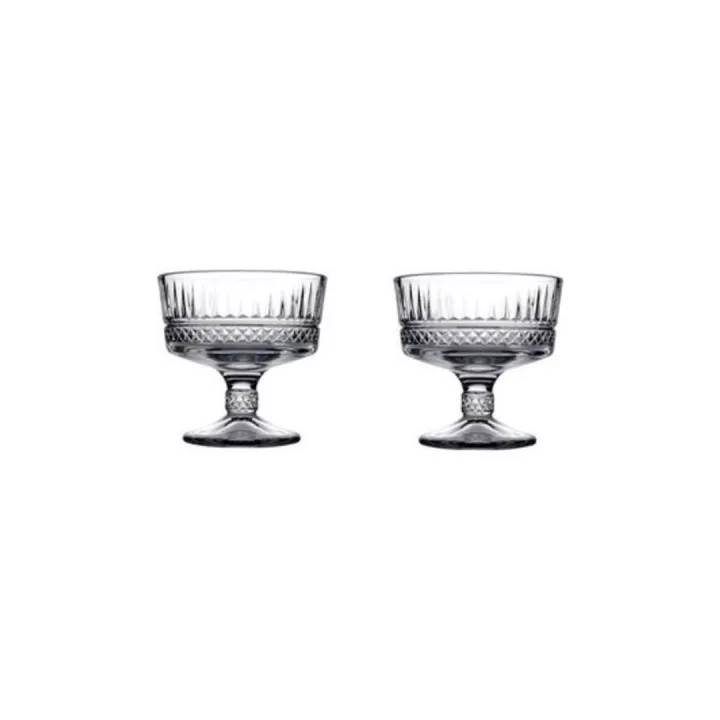 LOT DE 2 COUPES À GLACE ELYSIA 98MM PASABAHCE