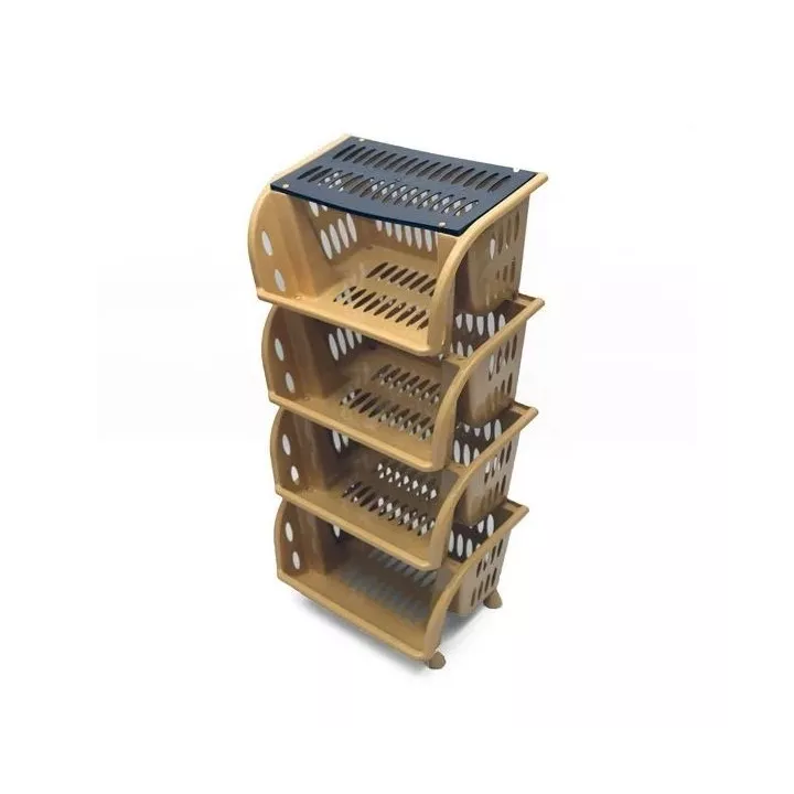 PORTE LÉGUMES 4 ÉTAGÈRES ANWAR SOFPINCE