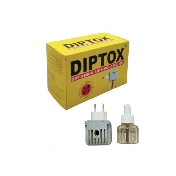 DIFFUSEUR ANTI MOUSTIQUE + RECHARGE DIPTOX DIFFUSEUR ANTI MOUSTIQUE + RECHARGE DIPTOX