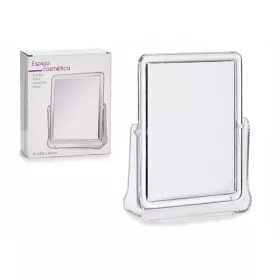 MIROIR DE TABLE EN PLASTIQUE TRANSPARENT SUR PIED
