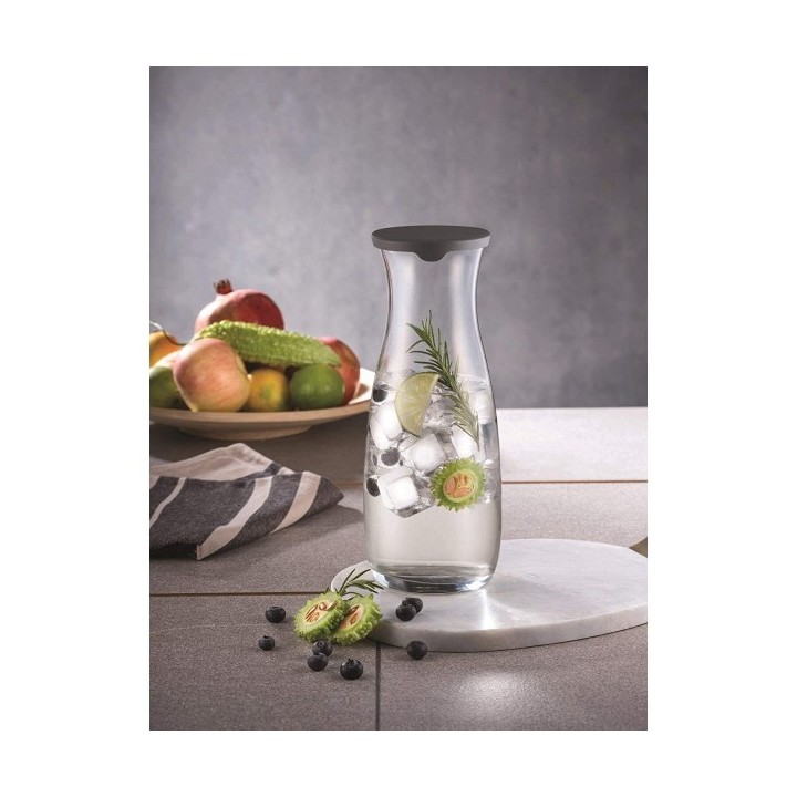 CARAFE AMPHORA EN VERRE 1180ML AVEC COUVERCLE PASABAHCE