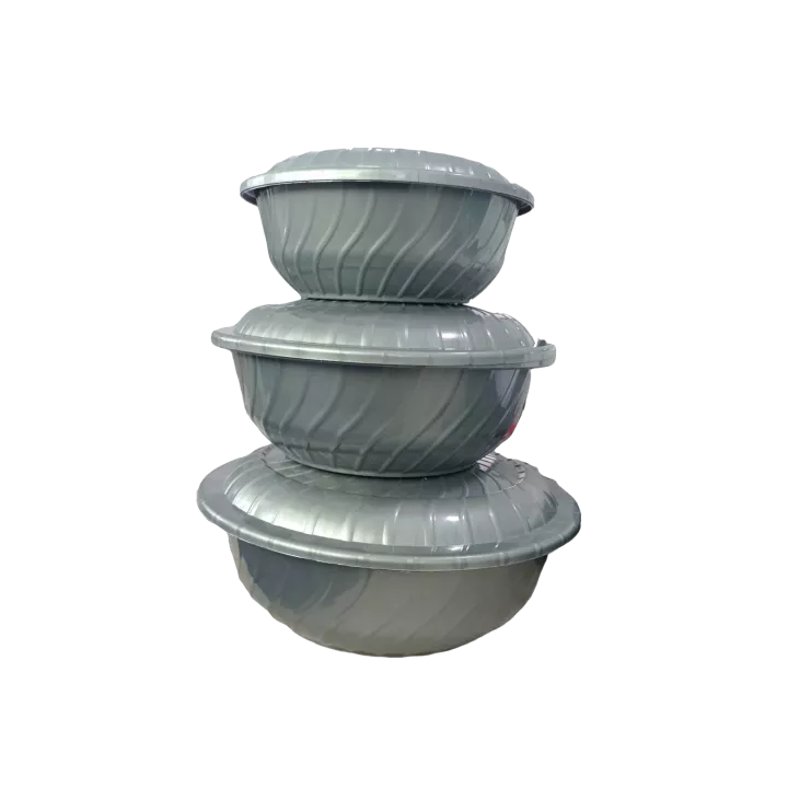 LOT DE 3 BASSINES KASSAA SOTUFAB PLAST