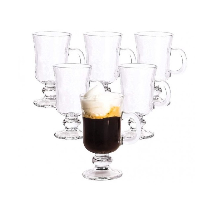 ENSEMBLE DE 6 TASSES À CAFÉ IRLANDAIS 23CL AZUR