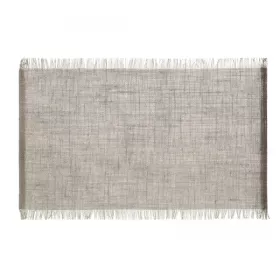 SET DE TABLE EN JUTE FRANGE 30*45CM GRÈGE SECRET DE GOURMET