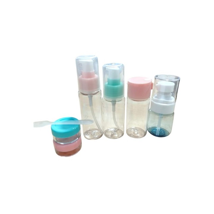 KIT BOUTEILLE VIDE DE VOYAGE 6PIECE SPATULE